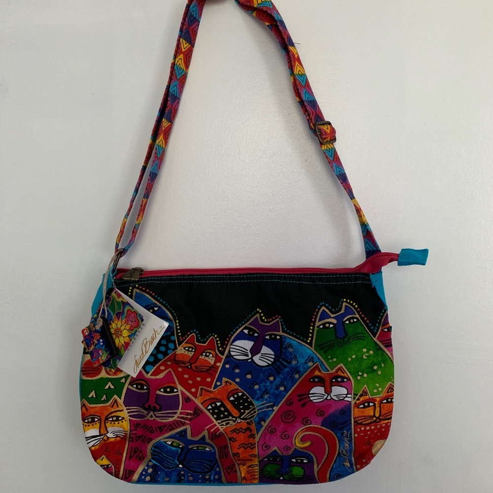 NWT Laurel Burch Cat Purse Bag